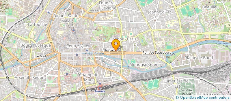 localisation de l'entreprise SCI ANAUEL  RENNES