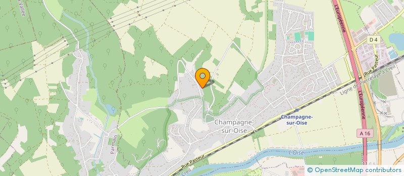 localisation de l'entreprise SCI ANAULOU  CHAMPAGNE-SUR-OISE