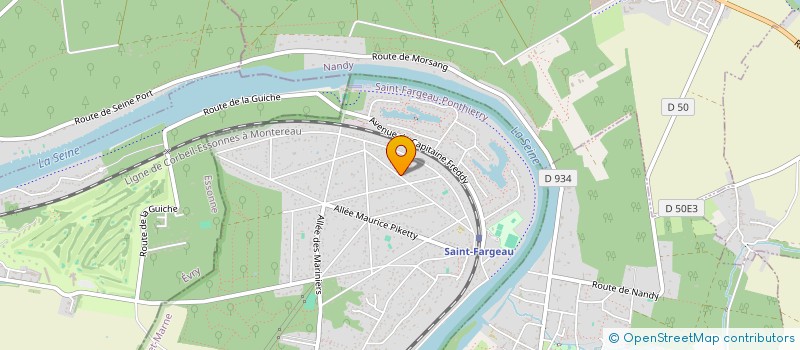 localisation de l'entreprise SCI ANAVIE  SAINT-FARGEAU-PONTHIERRY