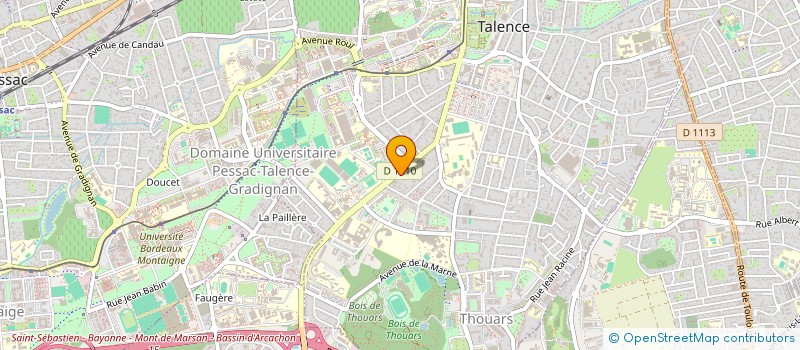 localisation de l'entreprise SCI ANAXAGORE  TALENCE