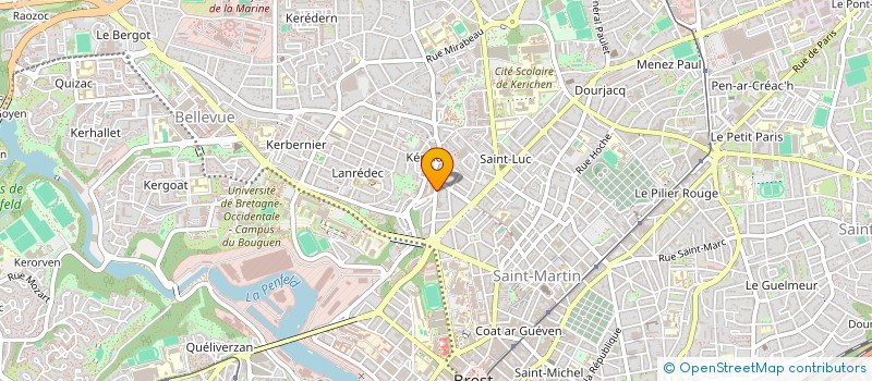 localisation de l'entreprise SCI ANAXAGORE  BREST