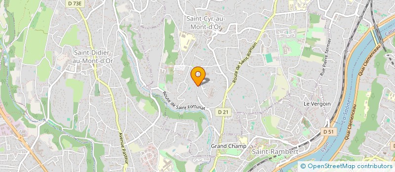 localisation de l'entreprise SCI ANAYA  SAINT-CYR-AU-MONT-D'OR