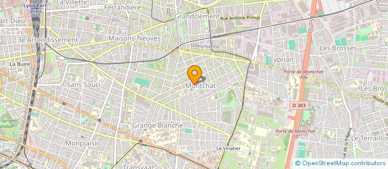 localisation de l'entreprise SCI ANB  LYON