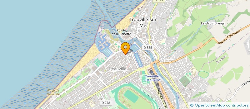 localisation de l'entreprise SCI ANBE à DEAUVILLE
