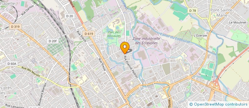 localisation de l'entreprise SCI ANBEME à TROYES