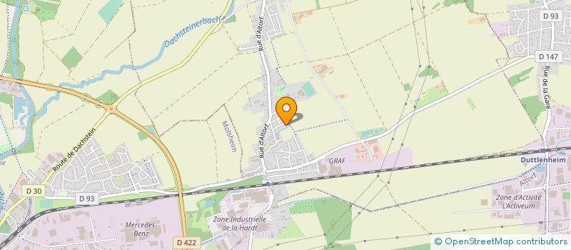 localisation de l'entreprise SCI ANBEOR  DACHSTEIN