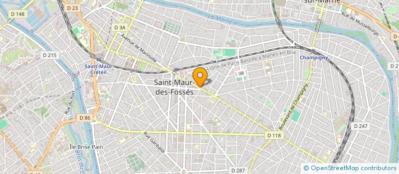 localisation de l'entreprise SCI ANBER à SAINT-MAUR-DES-FOSSES
