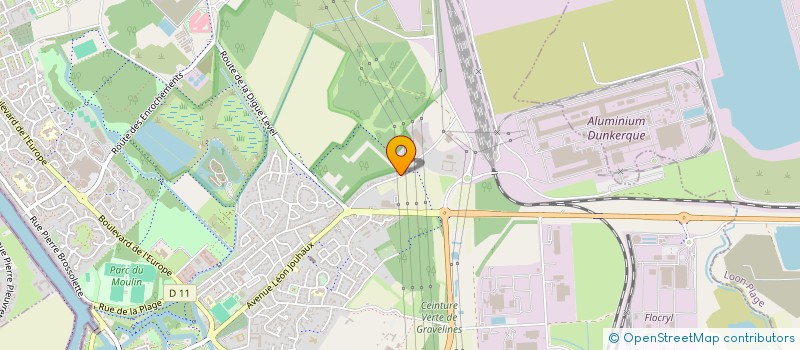localisation de l'entreprise SCI ANBI à GRAVELINES