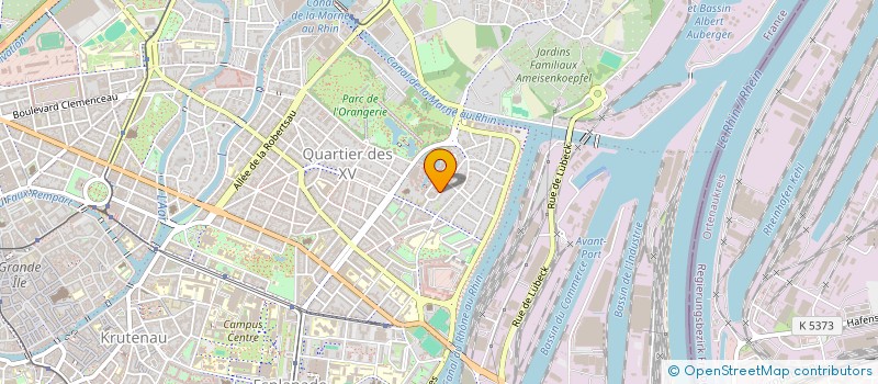 localisation de l'entreprise SCI ANBLS 22 à STRASBOURG