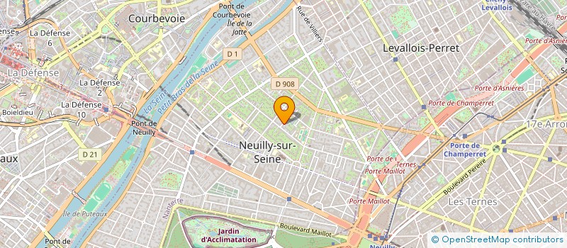 localisation de l'entreprise SCI ANC à NEUILLY-SUR-SEINE