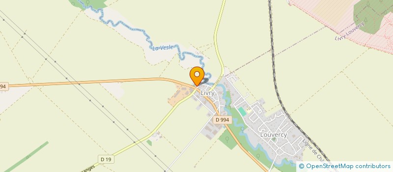 localisation de l'entreprise SCI ANC  LIVRY-LOUVERCY