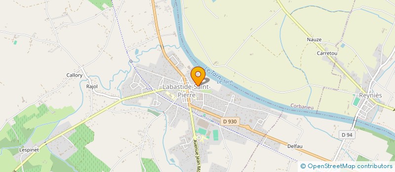 localisation de l'entreprise SCI ANC HABITAT  LABASTIDE-SAINT-PIERRE