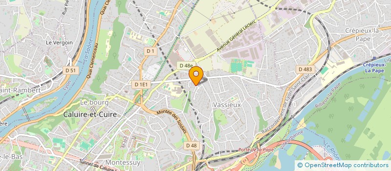 localisation de l'entreprise SCI ANCA  CALUIRE-ET-CUIRE