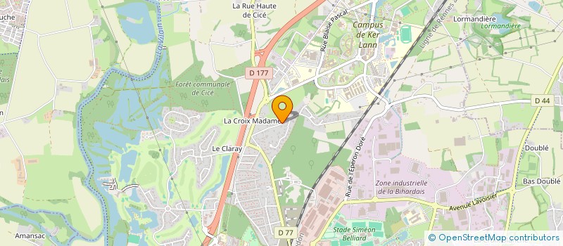localisation de l'entreprise SCI ANCA  BRUZ