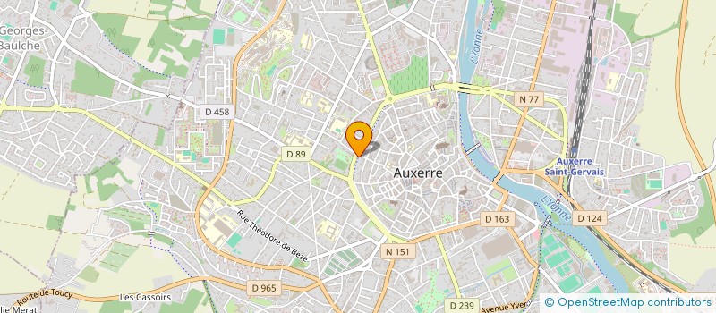 localisation de l'entreprise SCI ANCA  AUXERRE