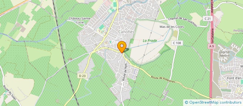 localisation de l'entreprise SCI ANCAR  CANOHES