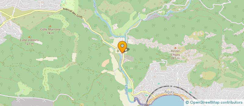 localisation de l'entreprise SCI ANCARO  SAINT-RAPHAEL