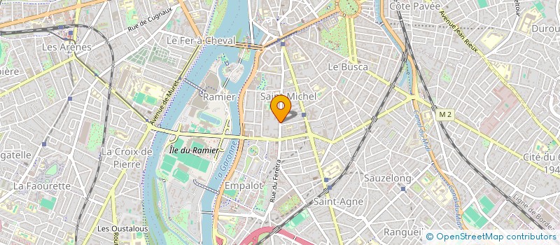localisation de l'entreprise SCI ANCAU  TOULOUSE