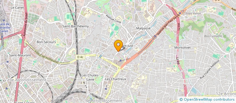 localisation de l'entreprise SCI ANCE à MARSEILLE