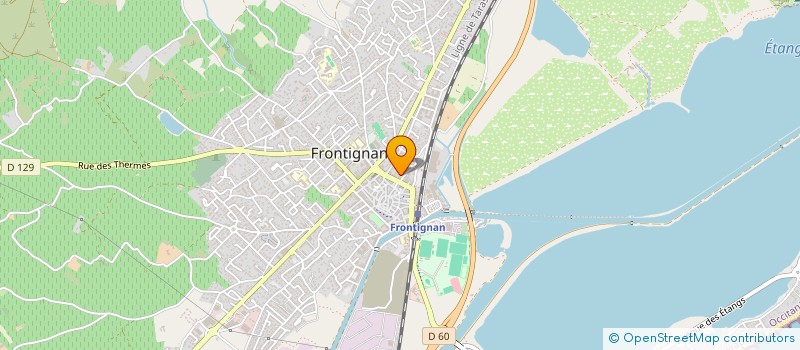 localisation de l'entreprise SCI ANCEAUX à FRONTIGNAN