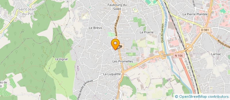 localisation de l'entreprise SCI ANCELIA  ALES