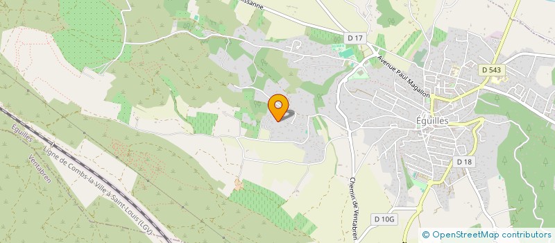 localisation de l'entreprise SCI ANCEMA  EGUILLES