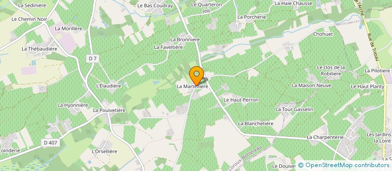 localisation de l'entreprise SCI ANCENIS 147  LE LOROUX-BOTTEREAU