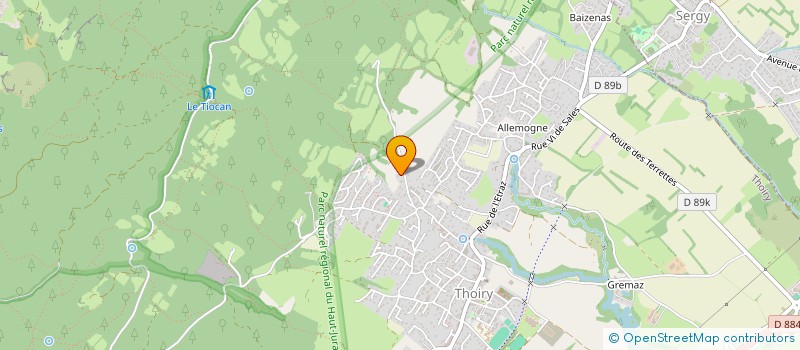 localisation de l'entreprise SCI ANCEPHI V  THOIRY