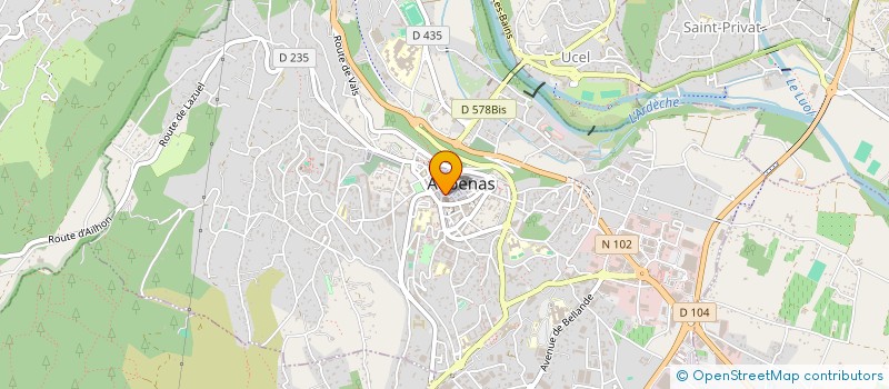 localisation de l'entreprise SCI ANCHA à AUBENAS