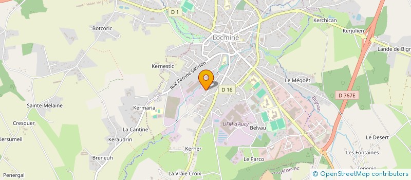 localisation de l'entreprise SCI ANCHAMICLE  LOCMINE