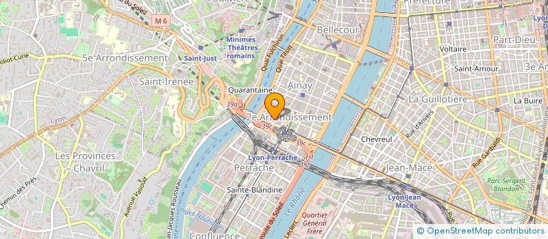 localisation de l'entreprise SCI ANCHAP  LYON