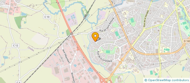 localisation de l'entreprise SCI ANCHAPI à CHOLET