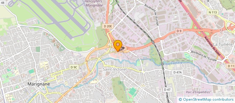 localisation de l'entreprise SCI ANCHLO  SAINT-VICTORET