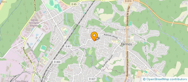 localisation de l'entreprise SCI ANCHRIS à TARNOS