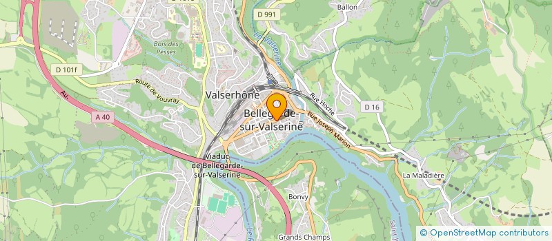 localisation de l'entreprise SCI ANCIAN à VALSERHONE