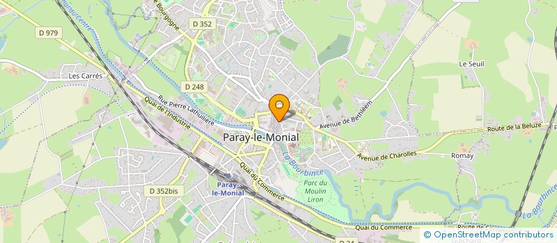 localisation de l'entreprise SCI ANCIEN ART COMMUN  PARAY-LE-MONIAL