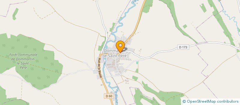 localisation de l'entreprise SCI ANCIEN RELAIS DE POSTE à DOMMARTIN-LE-SAINT-PERE