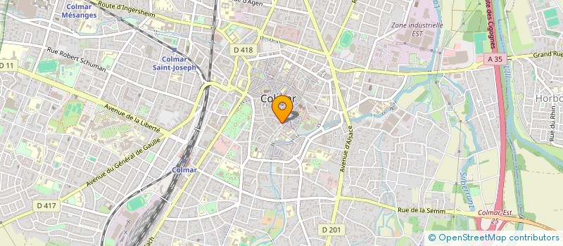 localisation de l'entreprise SCI ANCIENNE DOUANE  COLMAR