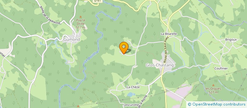 localisation de l'entreprise SCI ANCIENNE GARE  GROS-CHASTANG