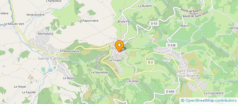 localisation de l'entreprise SCI ANCIENS HOSPITAL CHEVALIERS ST JEAN  RIVERIE