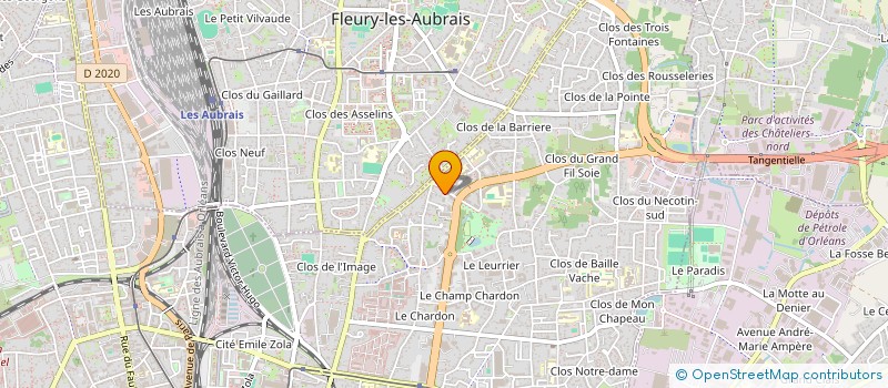 localisation de l'entreprise SCI ANCIMI  ORLEANS