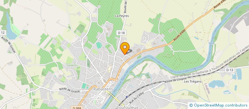 localisation de l'entreprise SCI ANCLAU à RABASTENS