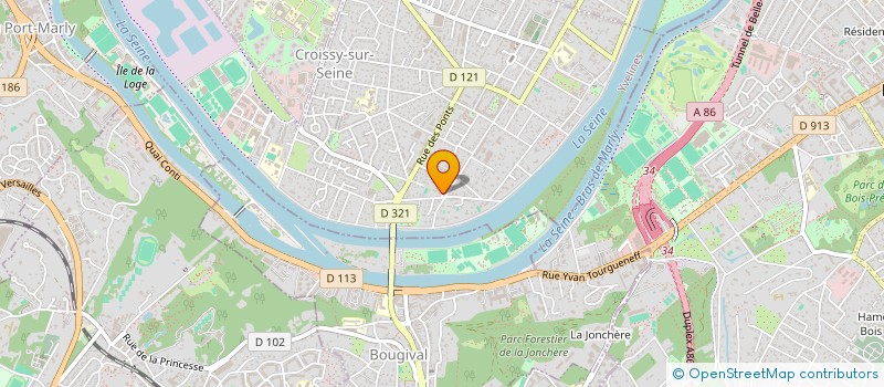 localisation de l'entreprise SCI ANCO  CROISSY-SUR-SEINE