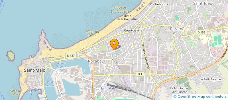 localisation de l'entreprise SCI ANCOJADO  SAINT-MALO