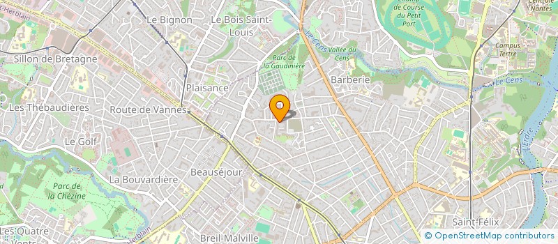 localisation de l'entreprise SCI ANCOLIE à NANTES