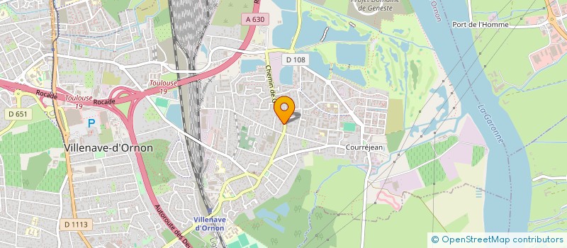 localisation de l'entreprise SCI ANCOLIE  VILLENAVE-D'ORNON