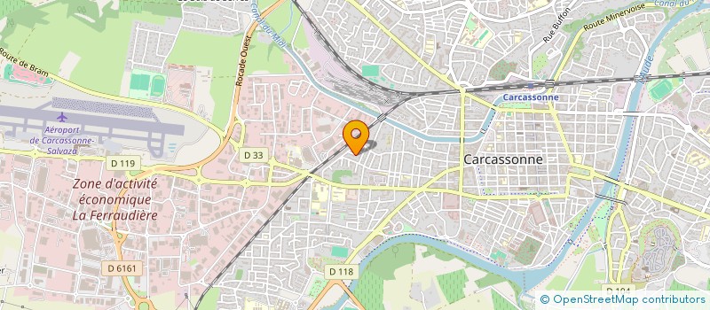 localisation de l'entreprise SCI ANCOMARO à CARCASSONNE