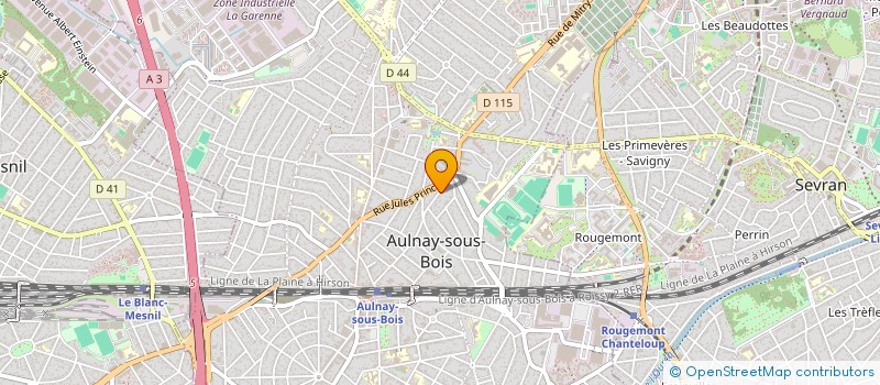 localisation de l'entreprise SCI ANCORA à AULNAY SOUS BOIS