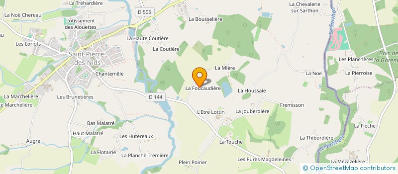 localisation de l'entreprise SCI ANCORE DUMONCEAU  SAINT-PIERRE-DES-NIDS