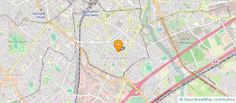 localisation de l'entreprise SCI ANCRAGE à MONTPELLIER